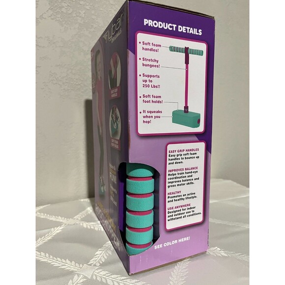 Flybar Jump & Squeak Pogo Hopper,  Ages 3 and Up - Picture 4 of 6